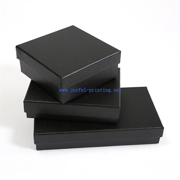 Heaven And Earth Lid Belt Box Black Wallet Box Universal Belt Packaging Cardboard Box
