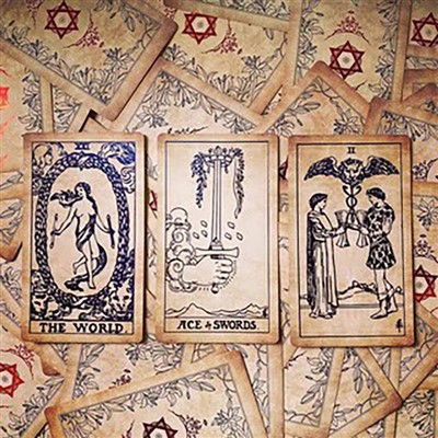 Tarot Papír Dombornyomás